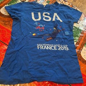 Blue FIFA Women's World Cup 2019 T-Shirt